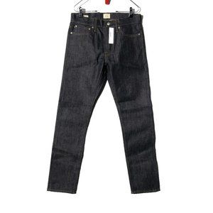 NWT J Crew 770 Straight-Fit Indigo Selvedge Japanese Raw Denim Blue Jeans 30x32